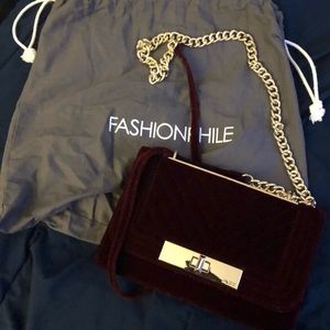 burgundy aldo bag